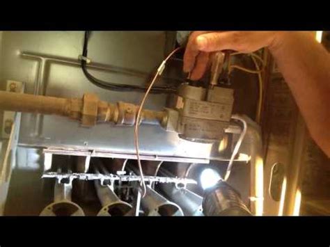 how to clean pilot orifice on furnace